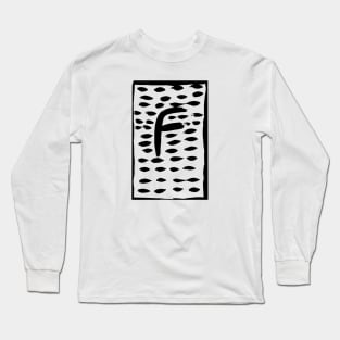 The letter F Long Sleeve T-Shirt